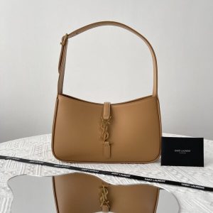 Replica YSL LE 5 A 7 Hobo Brown - premium 1:1 fake handbag model