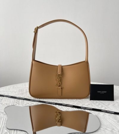 Replica YSL LE 5 A 7 Hobo Brown - premium 1:1 fake handbag model