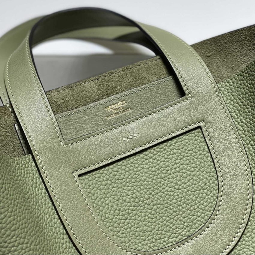 Replica Hermes The Loop Green - premium 1:1 fake handbag model