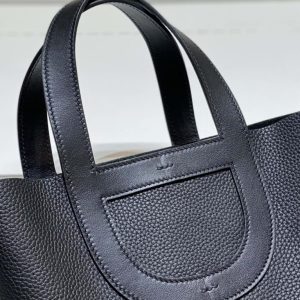 Replica Hermes The Loop Black - best quality luxury bag dupe