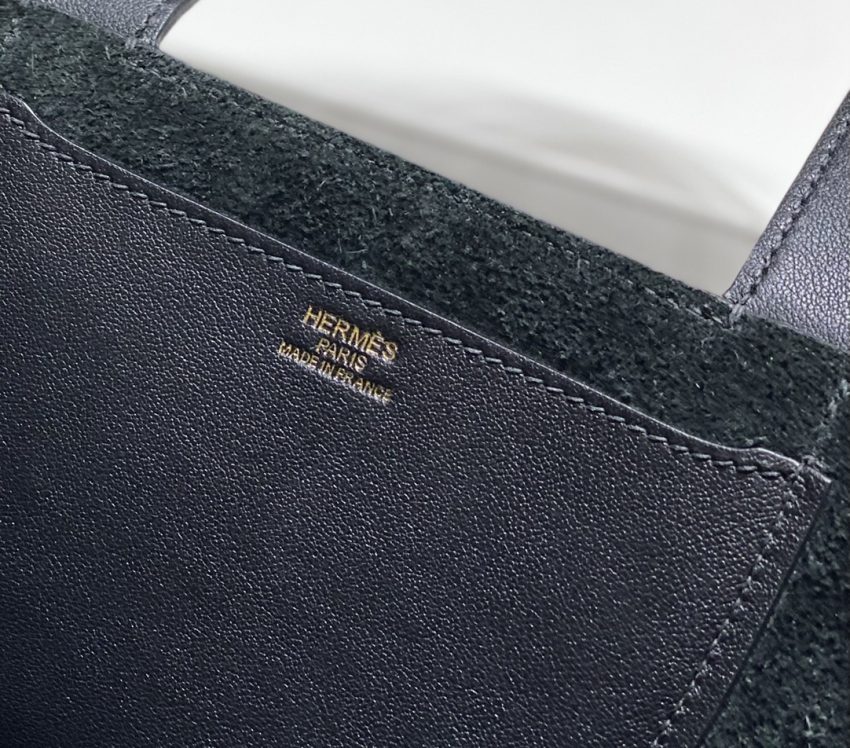 Replica Hermes The Loop Black - premium 1:1 fake handbag model