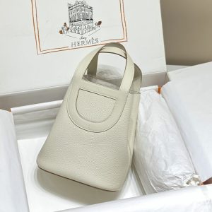 Replica Hermes The Loop White - best quality luxury bag dupe