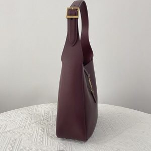 Replica YSL LE 5 A 7 Small Bordeaux - realistic designer-inspired fake bag