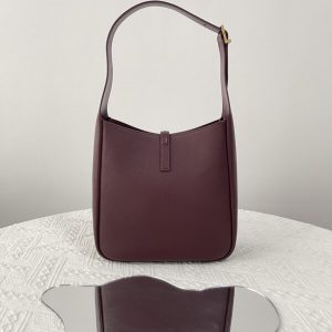 Replica YSL LE 5 A 7 Small Bordeaux - best quality luxury bag dupe