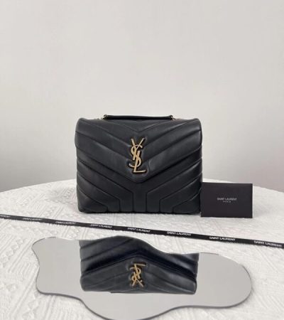 Replica YSL LouLou Small Black - elite superclone designer purse