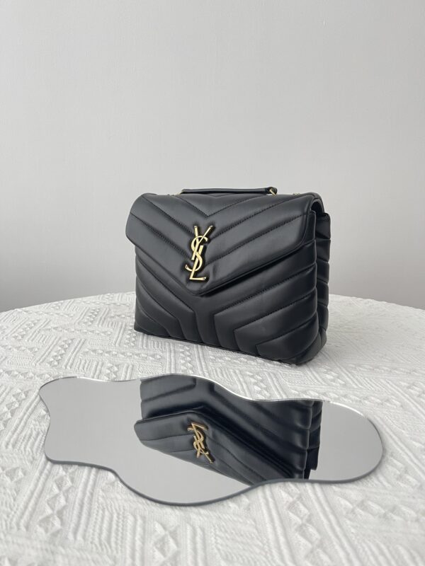 Replica YSL LouLou Small Black - 1:1 designer replica handbag