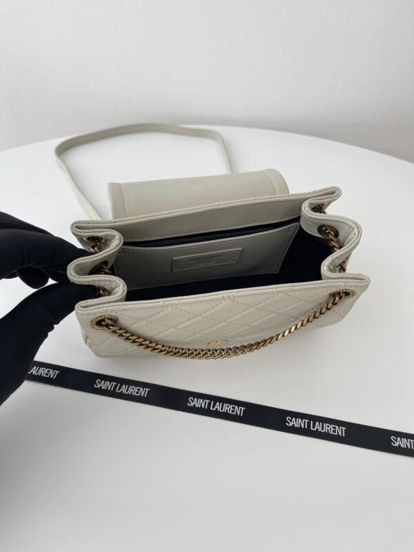 Replica YSL Nolita White - top-rated replica designer bag