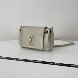 Replica YSL Nolita White - realistic designer-inspired fake bag