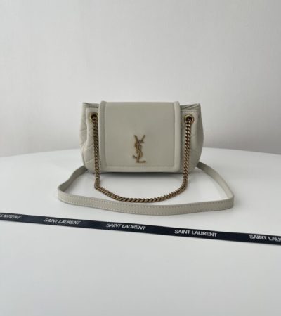 Replica YSL Nolita White - premium-grade designer purse dupe