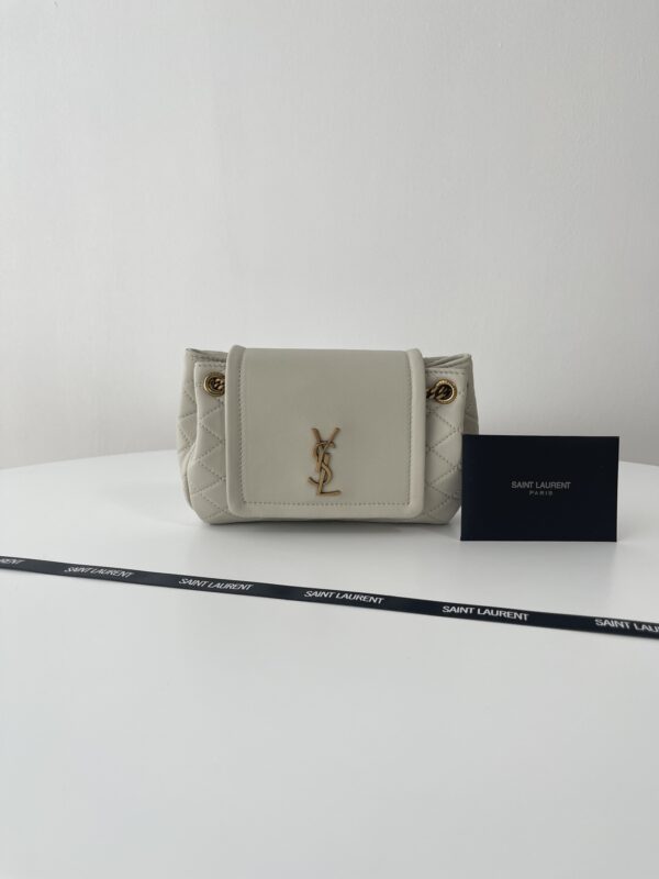 Replica YSL Nolita White - high-end fake designer purse