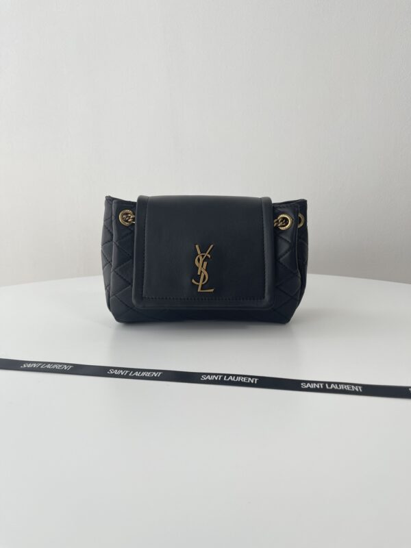Replica YSL Nolita Black - top-tier luxury replica shoulder bag