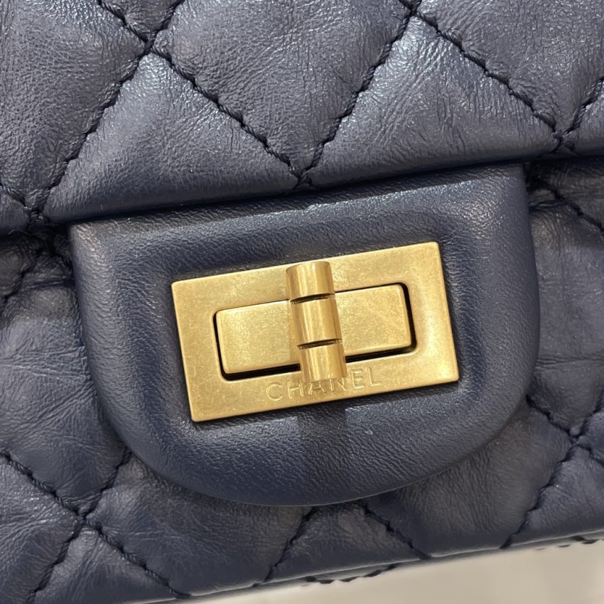 Replica CHANEL 2.55 Bag Blue - ultra-realistic fake designer tote