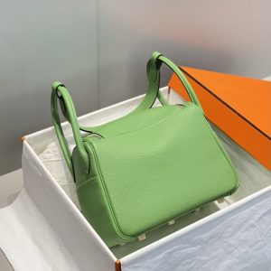 Replica Hermes Lindy Light Green - top-tier luxury replica shoulder bag