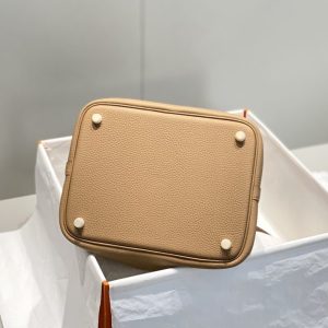 Replica Hermes Picotin Lock Milk Tea - 1:1 designer replica handbag