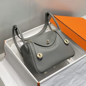 Replica Hermes Lindy Cumulonimbus Gray - premium 1:1 fake handbag model
