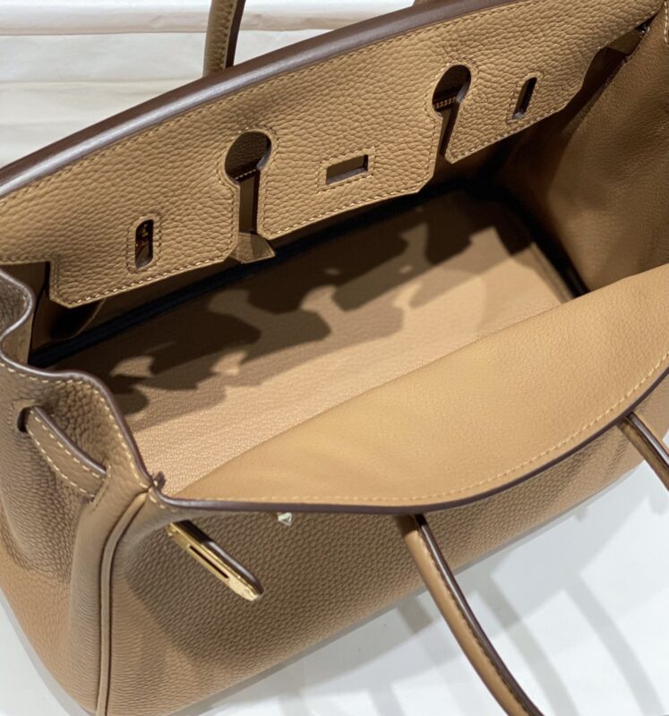 Replica Hermes Birkin Milk Tea - near-authentic luxury replica handbag