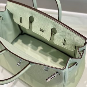 Replica Hermes Birkin Bubble Green - near-authentic luxury replica handbag