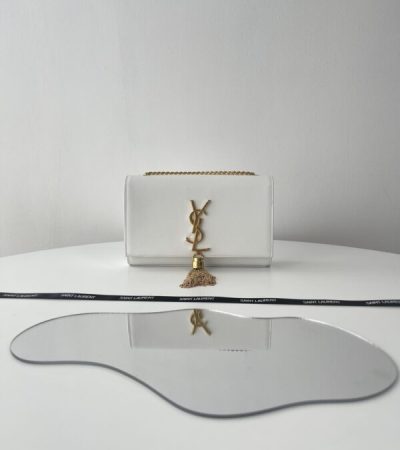 Replica YSL Kate Tassel White - realistic designer-inspired fake bag
