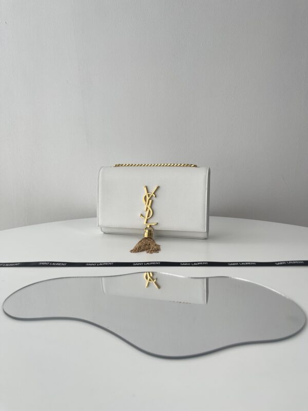 Replica YSL Kate Tassel White - high-accuracy replica luxury purse