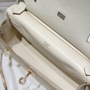 Replica Hermes Jypsiere White - premium 1:1 fake handbag model
