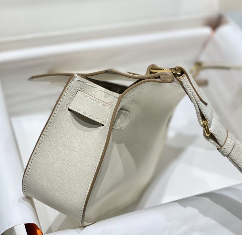 Replica Hermes Jypsiere White - best quality luxury bag dupe