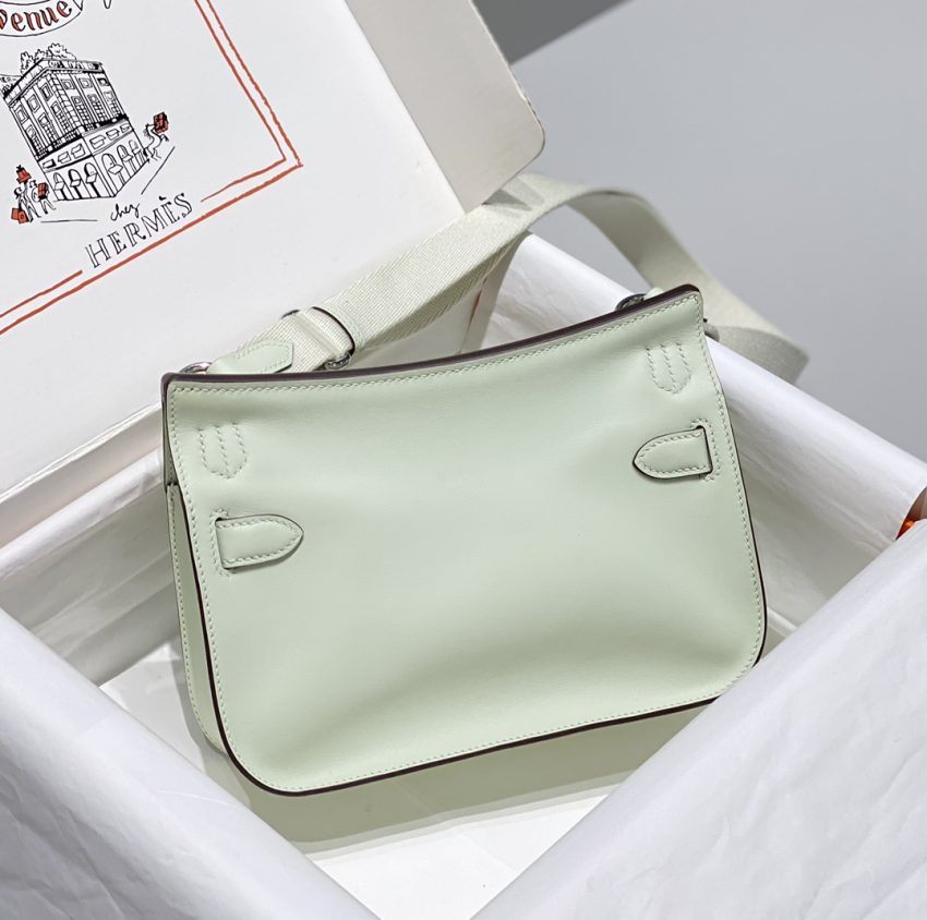 Replica Hermes Jypsiere Bubble Green - near-authentic luxury replica handbag