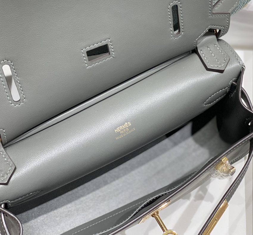 Replica Hermes Jypsiere Cumulonimbus gray - best quality luxury bag dupe