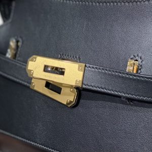 Replica Hermes Jypsiere Black - authentic-look luxury purse replica