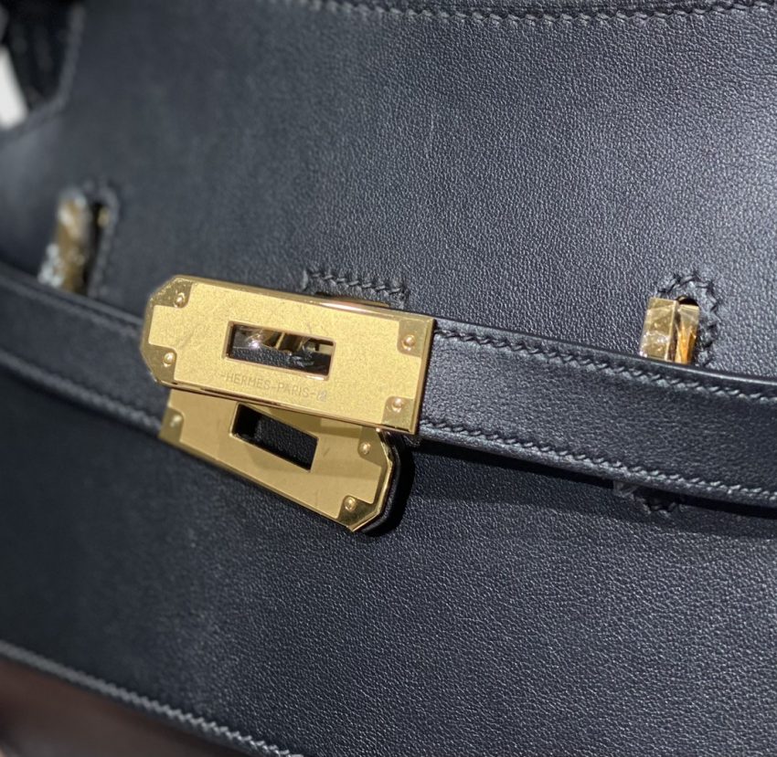 Replica Hermes Jypsiere Black - authentic-look luxury purse replica