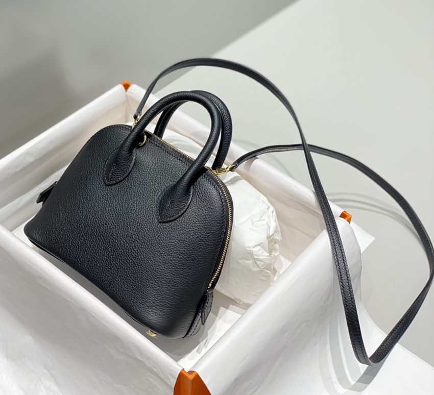 Replica Hermes Mini Bolide - Black - elite superclone designer purse