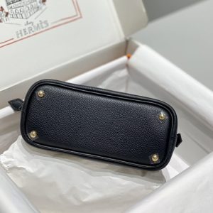 Replica Hermes Mini Bolide - Black - high-end fake designer purse