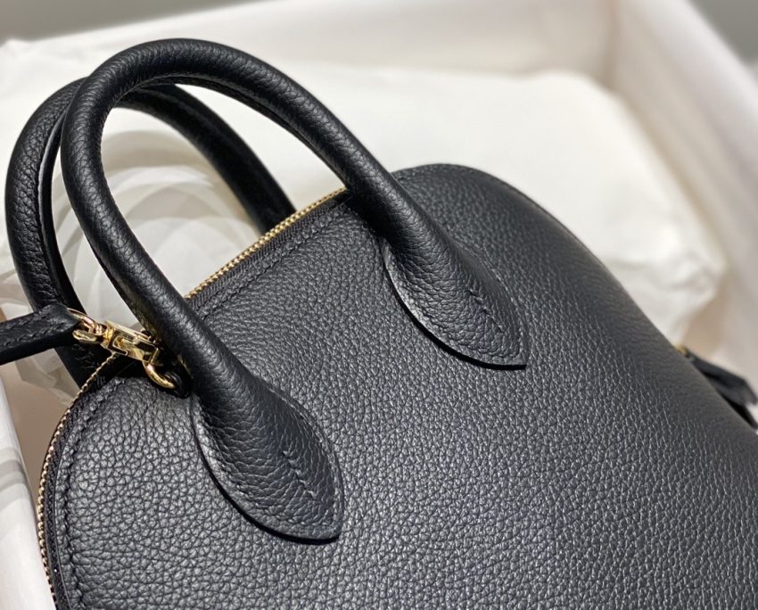 Replica Hermes Mini Bolide - Black - best quality luxury bag dupe