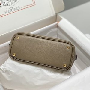 Replica Hermes Mini Bolide - Elephant Gray - premium-grade designer purse dupe