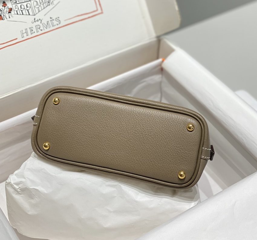 Replica Hermes Mini Bolide - Elephant Gray - premium-grade designer purse dupe