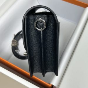 Replica Hermes Sac Roulis Black - high-accuracy replica luxury purse