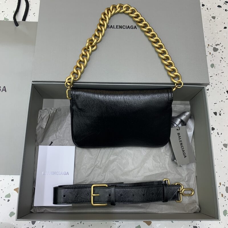 Replica Balenciaga Small BB Black - top-rated replica designer bag