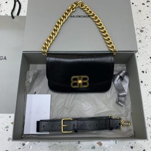 Replica Balenciaga Small BB Black - best quality luxury bag dupe