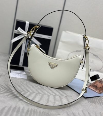 Replica Prada Arque White - premium 1:1 fake handbag model