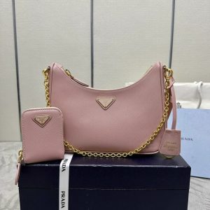 Replica Prada Re-Edition 2005 Pink - ultra-realistic fake designer tote