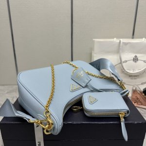 Replica Prada Re-Edition 2005 Blue - best quality luxury bag dupe