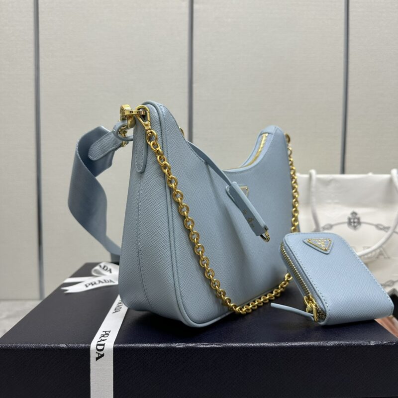 Replica Prada Re-Edition 2005 Blue - high-accuracy replica luxury purse