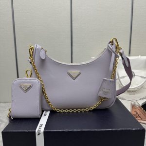 Replica Prada Re-Edition 2005 Purple - near-authentic luxury replica handbag