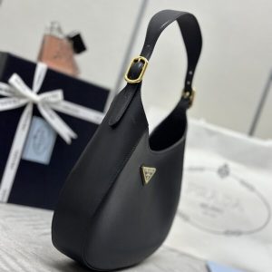 Replica Prada Cleo Medium Black - 1:1 designer replica handbag