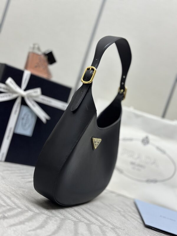 Replica Prada Cleo Medium Black - 1:1 designer replica handbag