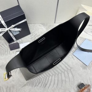 Replica Prada Cleo Large Black Bag - ultra-realistic fake designer tote