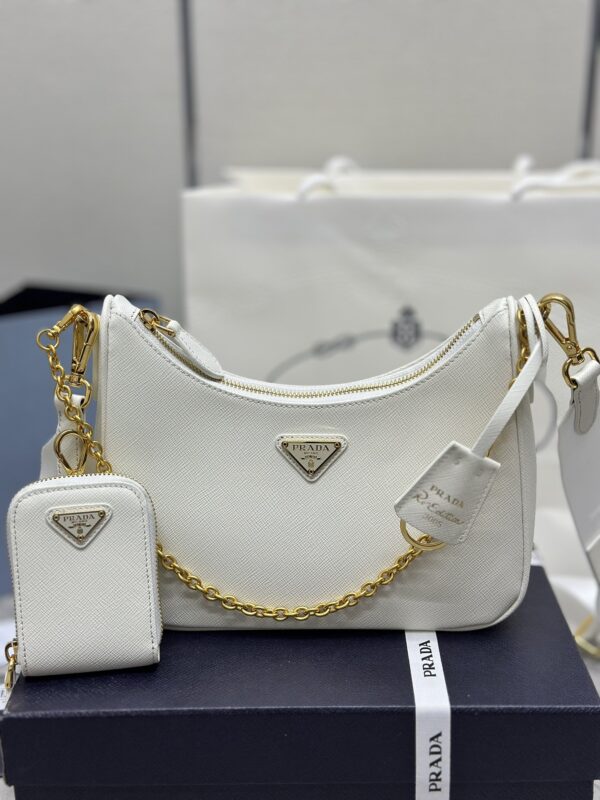 Replica Prada Re-Edition White 2005 - premium-grade designer purse dupe