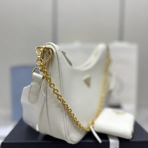 Replica Prada Re-Edition White 2005 - ultra-realistic fake designer tote