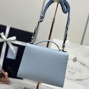 Replica Prada Saffiano Blue Envelope - top-tier luxury replica shoulder bag