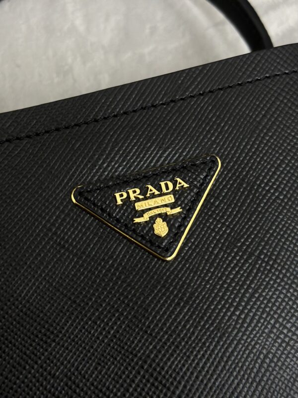 Replica Prada Saffiano Black Bucket Black - near-authentic luxury replica handbag