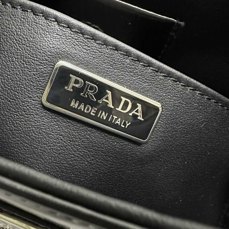 Replica Prada Cleo Brushed Black Bag - premium-grade designer purse dupe